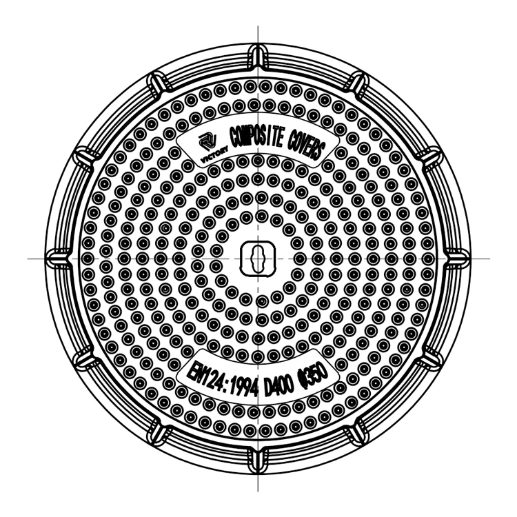 Watertight Heavy Duty Locking Grass Lift Keys Inspection-Manhole-Cover Plate