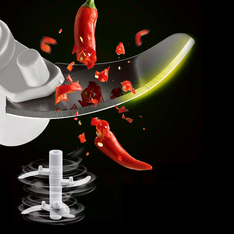 Weekly best selling easy to operate magic chopper manual hand cooking tools pull chopper food chopper kitchen accessories