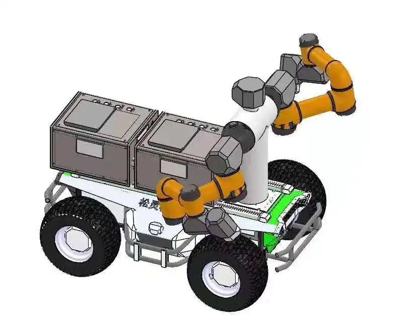 Automatic Intelligent Manipulator robot car Autopilot UGV Chassis carrier  fully autonomous prototype vehicles