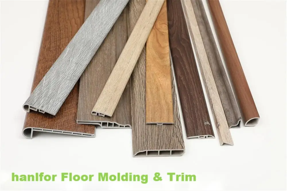 Anti-Water Stain Resistant Vinyl Floor Quarter Round for Luxury Vinyl Flooring