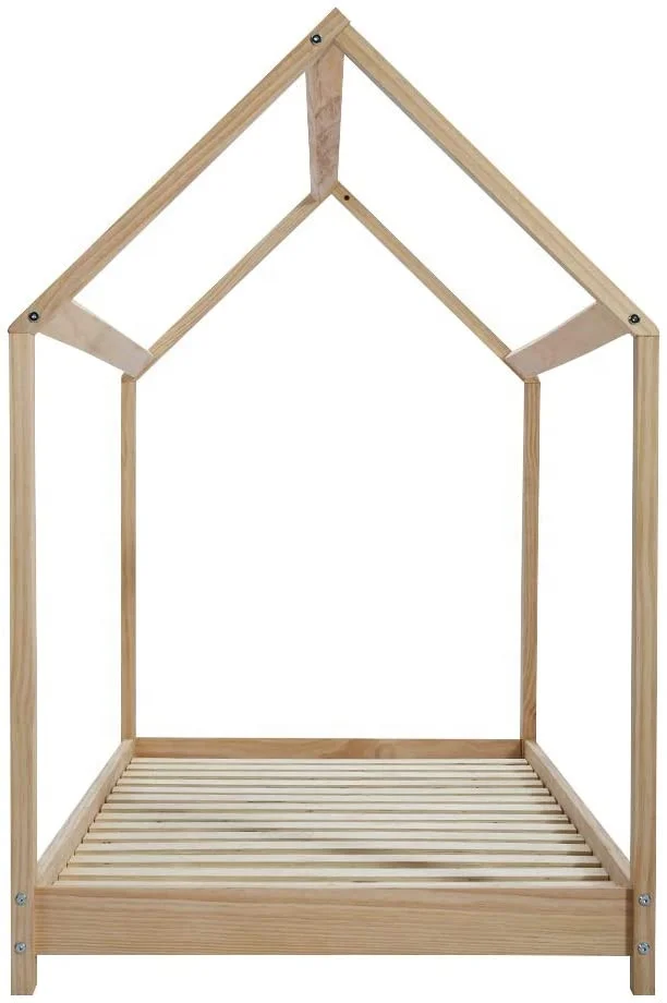 
Manufacturer price junior toddler kids bed Scandinavian style solid wooden frame 