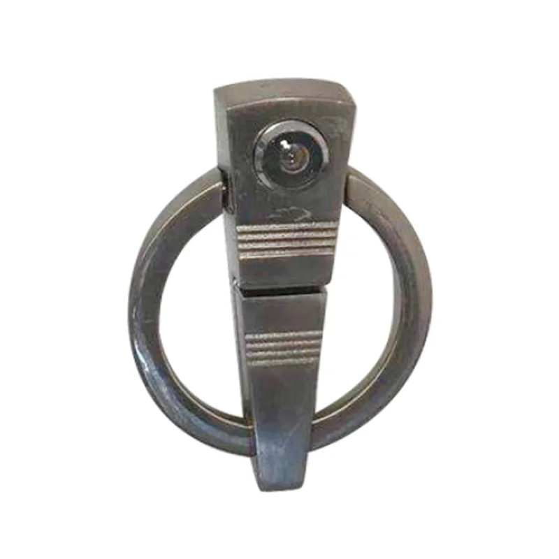 Antique  Brass custom animal  lion head antique ring pull black  door knocker