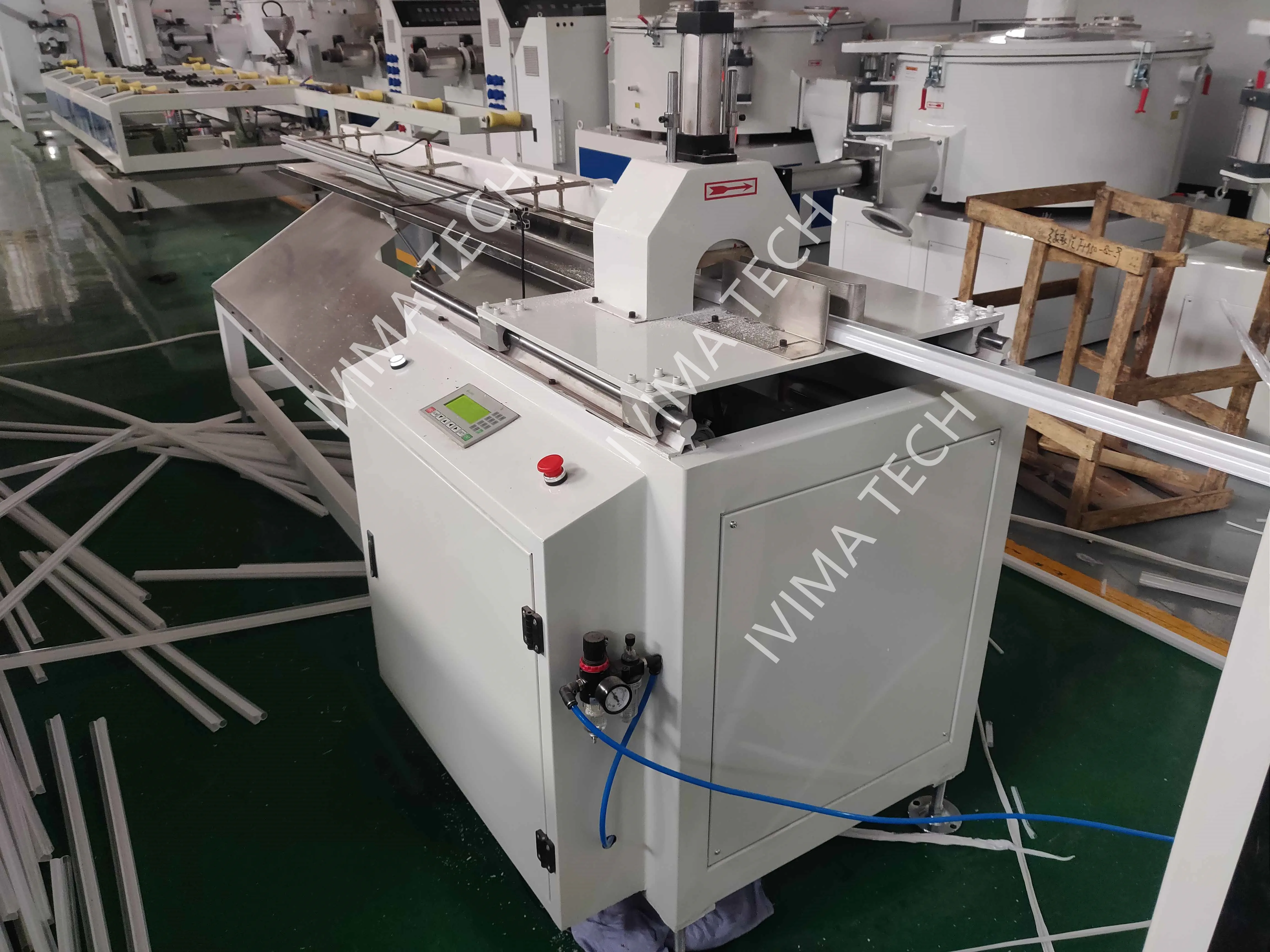 PC PMMA LED light tube profile/lamp shade making machine/production line/extruder with 1or2 color