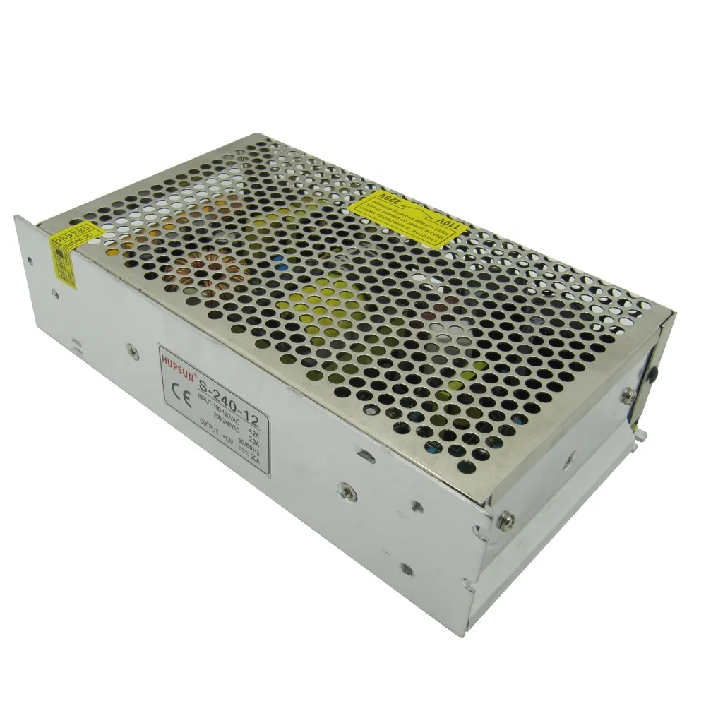 Завод 240 Вт ac к dc SMPS светодиодный драйвер 12 В 20a блок питания