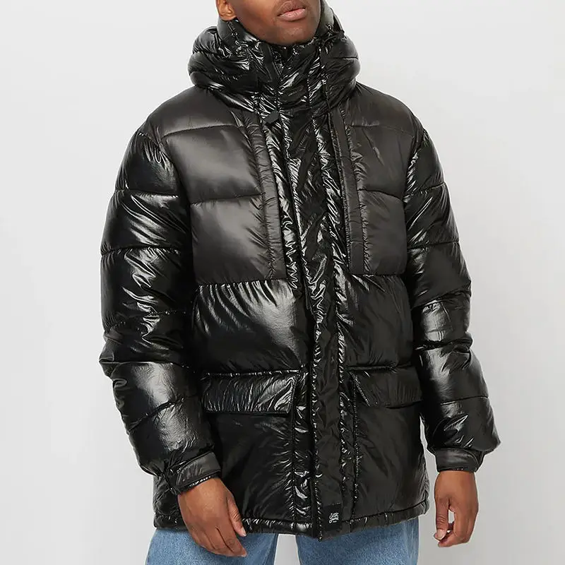 Winter Women Custom Logo Nylon Unisex Quilted Coat Men Low Moq Puffer Jacket Manufacturers