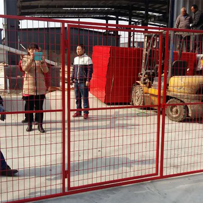 Heavy Duty Galvanized Welded Wire Outdoor Portable Ca Event Metal 6x9.5 Canada Temporary Fence Panel for Construction Site