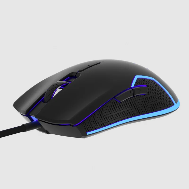 Clavier de jeu Lightweight Wired Gaming Mouse with 7 Button 16RGB Programmable 7200 DPI Ultralight Ergonomic 65G Honeycomb