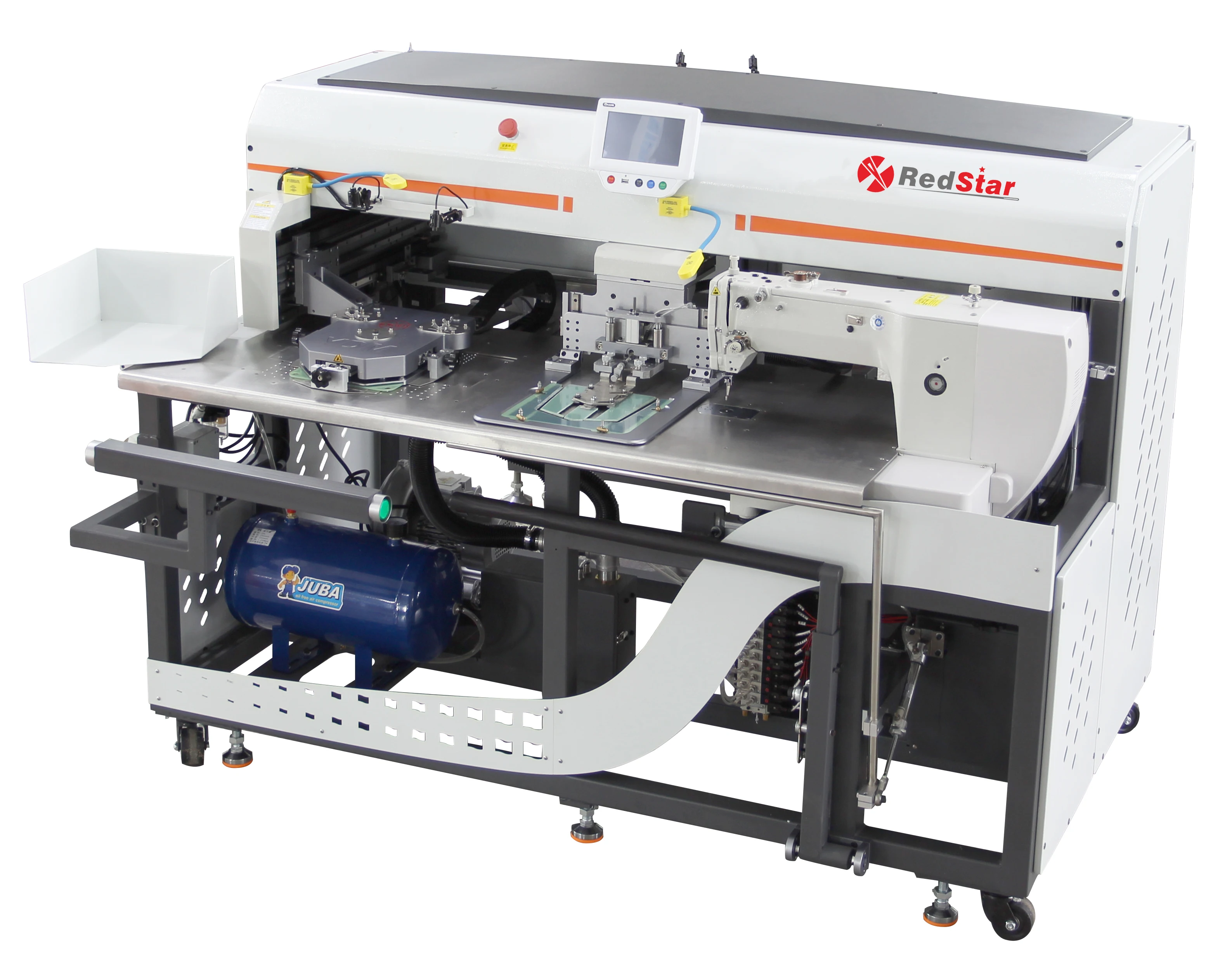 The fully automatic pocket sewing machine does not need ironing, and it only takes 3 minutes to change the mold