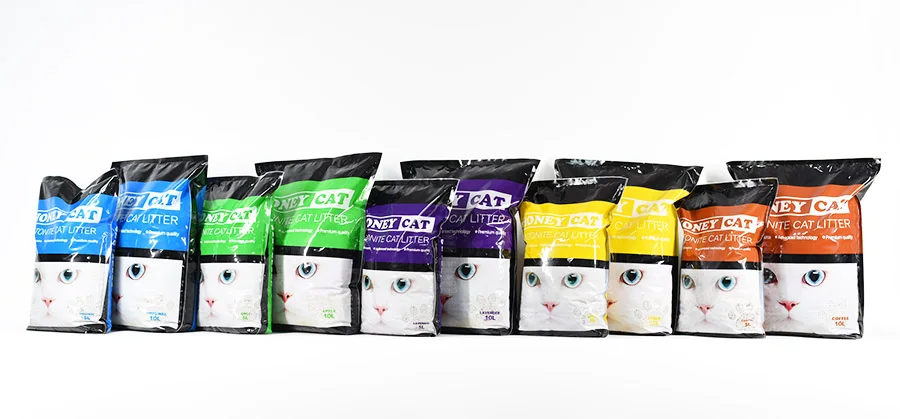 Cat Sand Bentonite for Cat Toilet Cleaning with Many Flavor to Control Odor