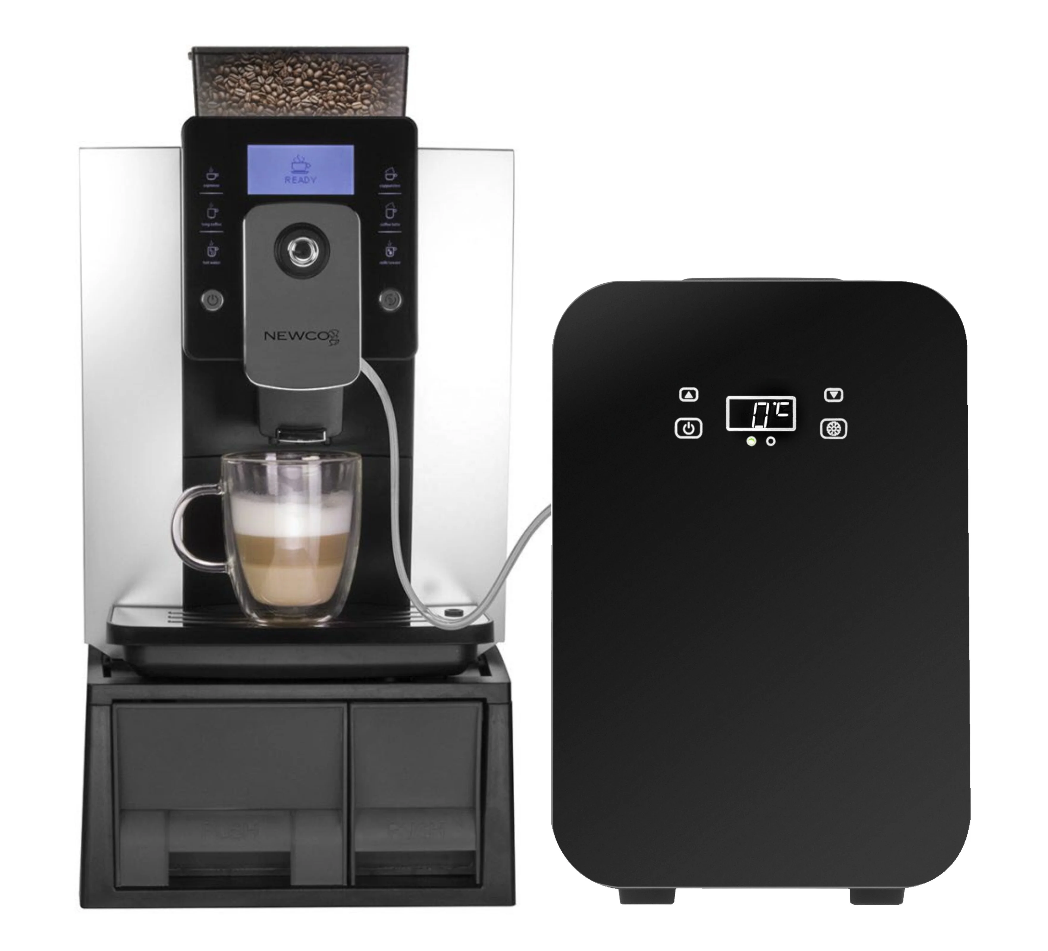 10L Dairy Cooler Milk Cooling Fridge Equipment Solution for Espresso Machines with temperature settable