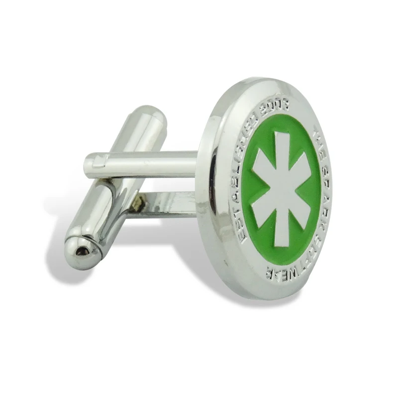 Factory Direct Custom Men Cufflinks And Tie Clips Alloy Metal Cuff links Men Cufflinks