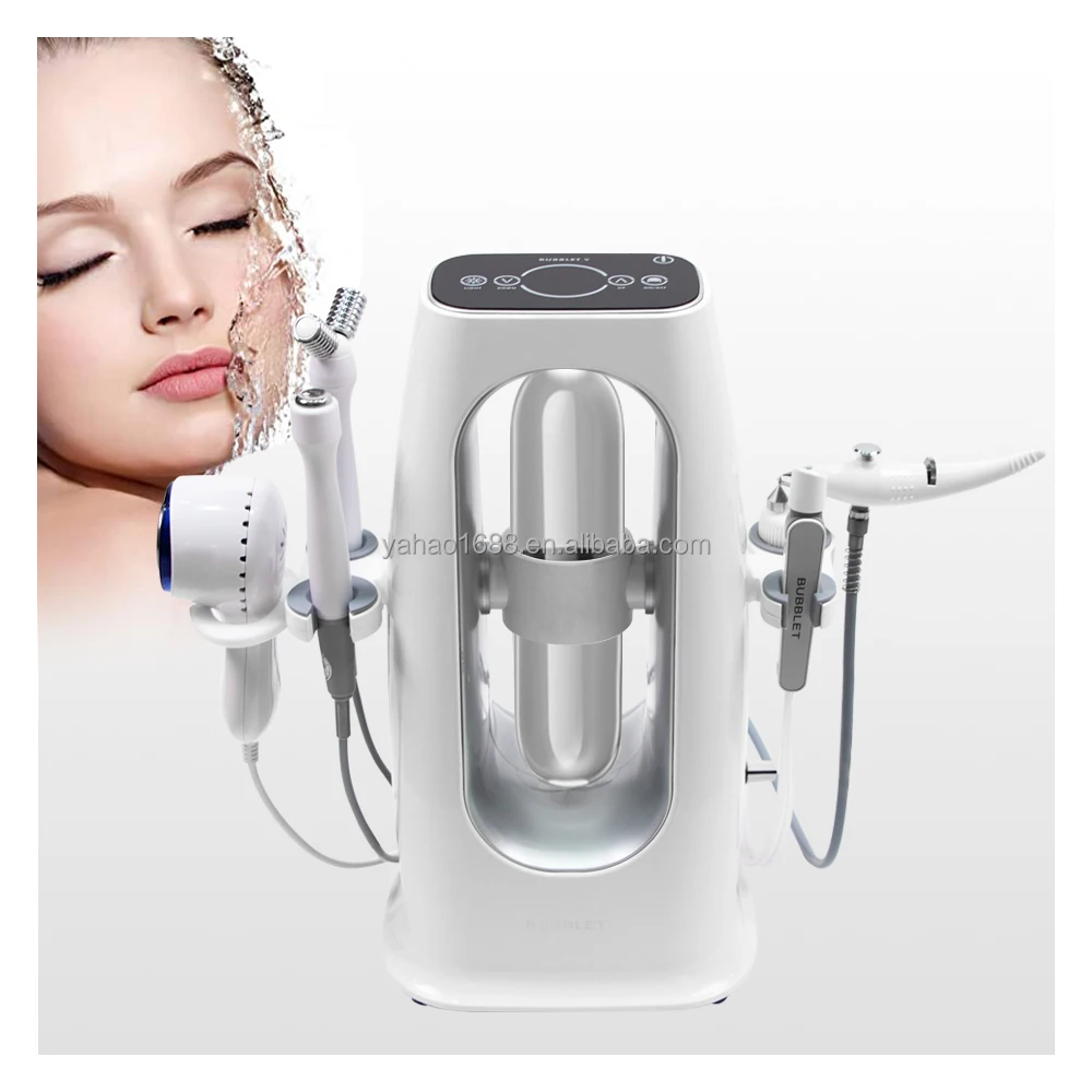 Portable 5 in 1 Oxygen Spray Gun Microdermabrasion Pore Cleaner