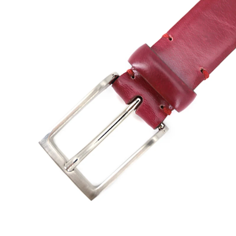 leather belts for men genuine fashion design factory high quality 100% real leather belts