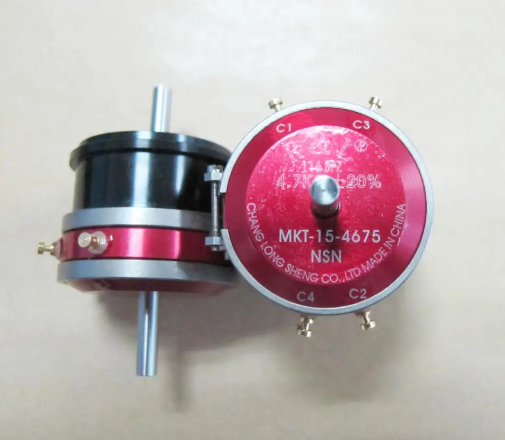 Conductive plastic single turn without stop potentiometer