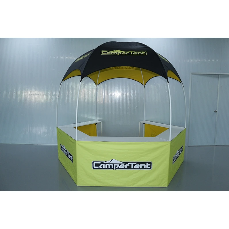 Hot Sale Dome Kiosk Tents Trade Show Hexagon Good Quality Promotional Collapsible Booth Kiosk Tent
