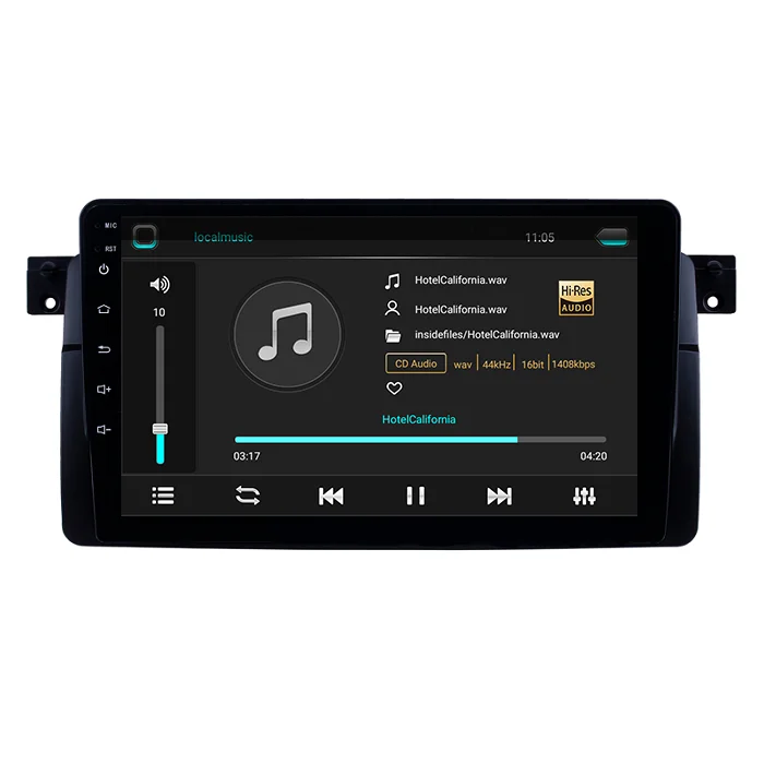 For BMW E46 1999-2005 9 Inch Android 10 Car Radio 8 core 2.5GHz car radio GPS 4G LTE navigation