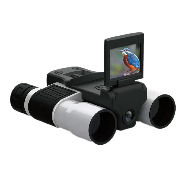 2021 New 1080P Full HD 5MP Digital Microscope Thermal Telescope Binocular Camera 12x32 Zoom With Digital Camera