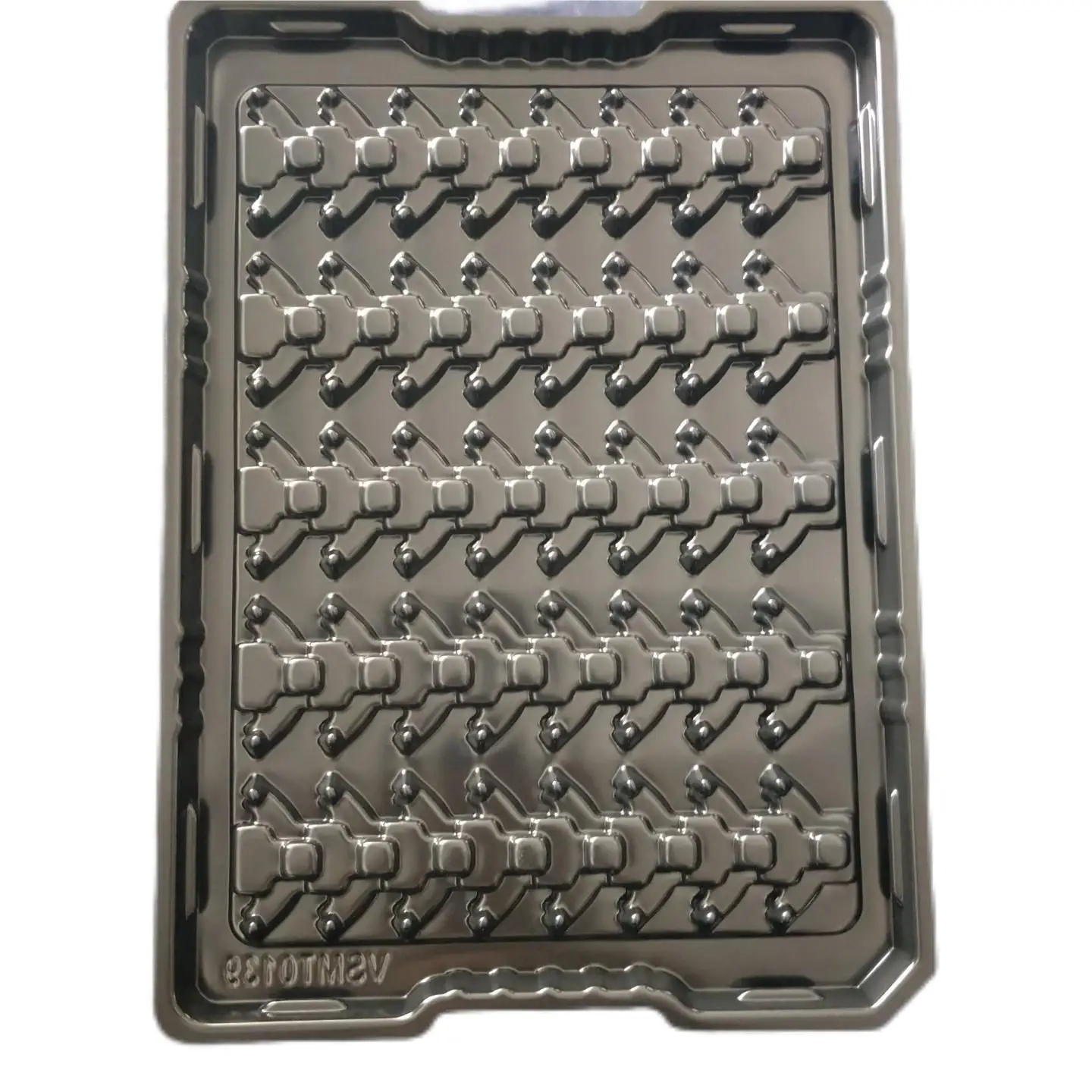 Антистатические пластиковые Pcb упаковочный лоток Пластиковые Esd компонент штабелируемые проводящие