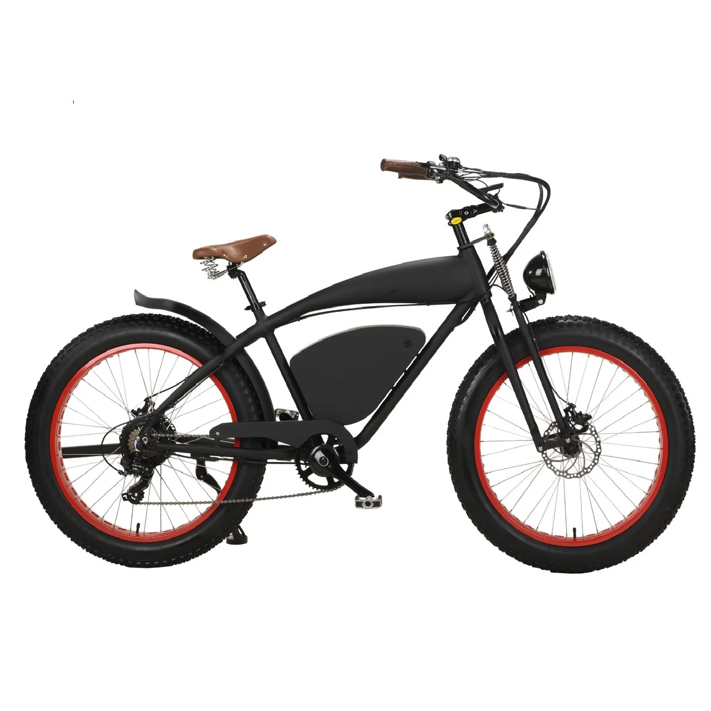 China Wholesale Fat Tire 1000w Electric Bike  Electric Mountain Bike Retro Panther Electric Bicycle Prestige Leopard E Bike manufacturer ship directly