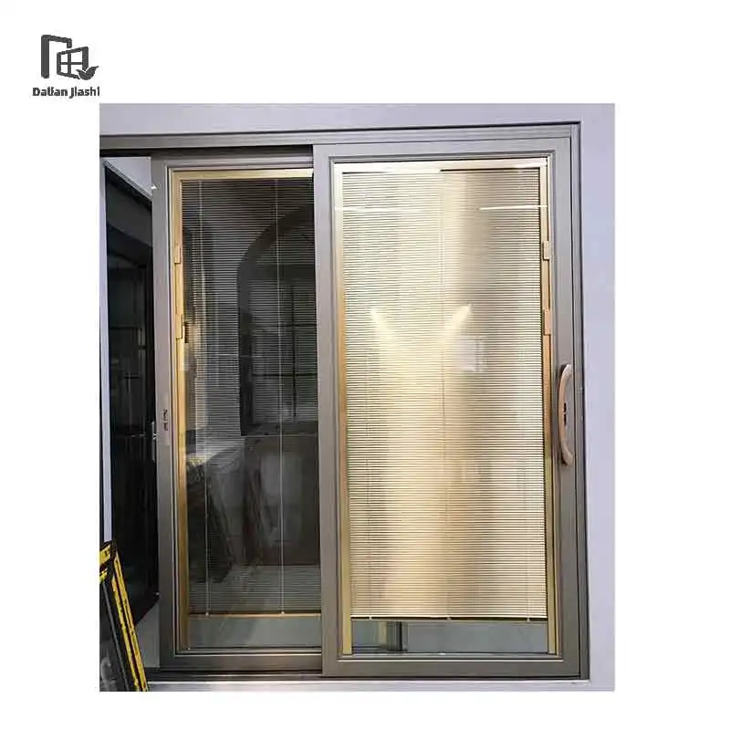 Made In China high Standard Aluminum Shutters Doors Louvre Sliding Door