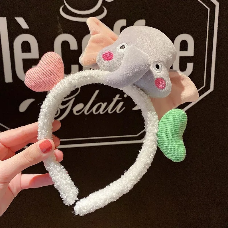 Куртка с изображением милого медведя слона в виде лягушки для мытья волос уход за кожей лица повязка на голову Универсальный Милая адрес простой резинки