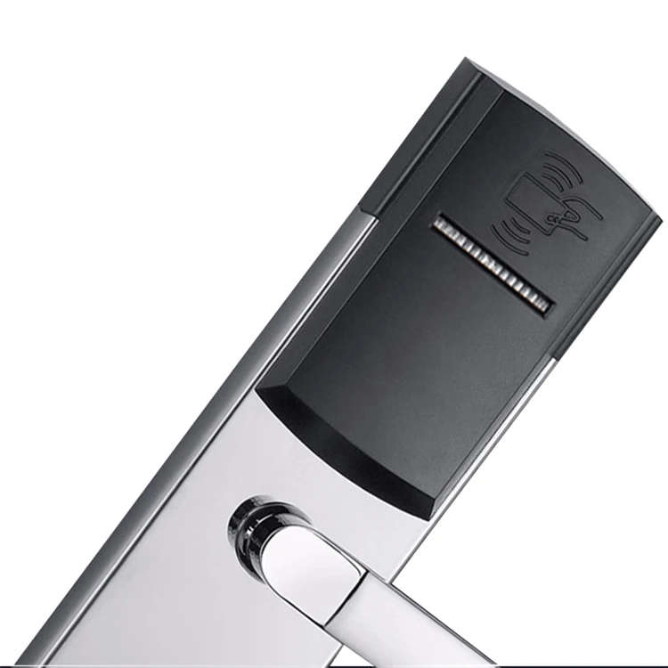 stainless steel electronic smart card key RFID access control hotel door lock