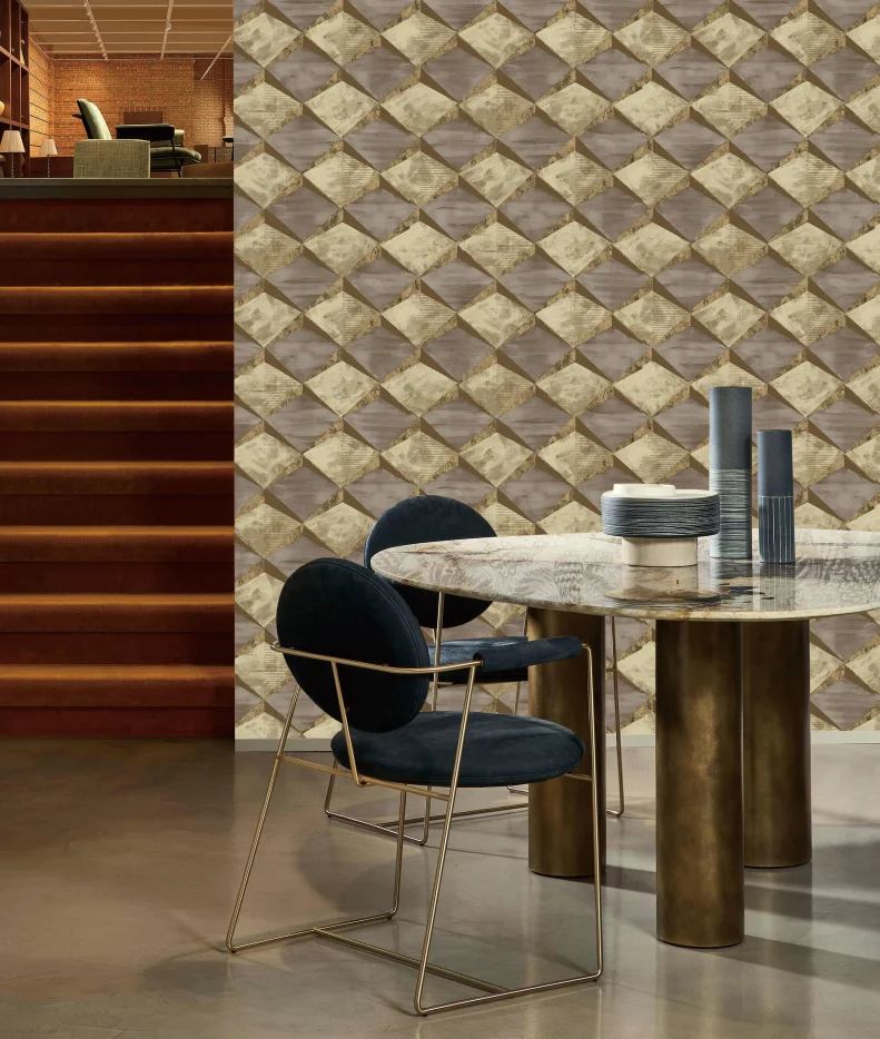 Classic Damascus Bedroom Living Room Vinyl Wallpaper, Commercial wallpaper wall coating covering