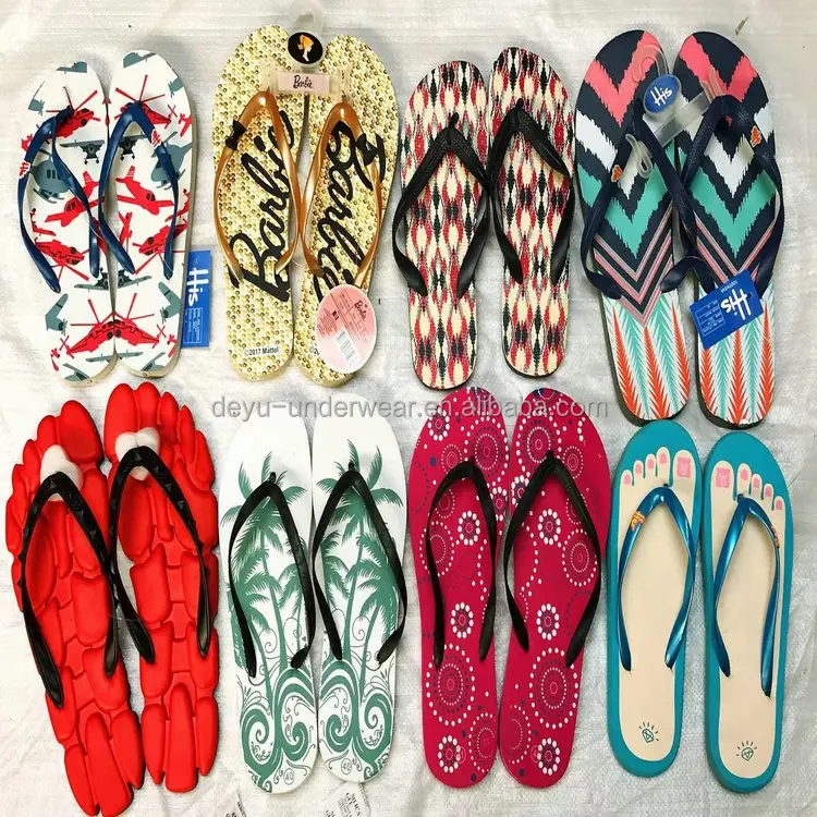  0.36 Dollars Model FLX008 Size 24-35 PVC Material Colorful Kids home flip flops