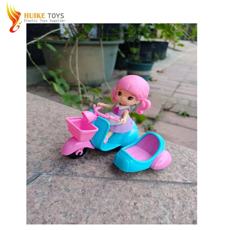 2025 Play set with Blonde Doll Plastic Stroller Accessories, Small Baby Doll Gift Set For Girl