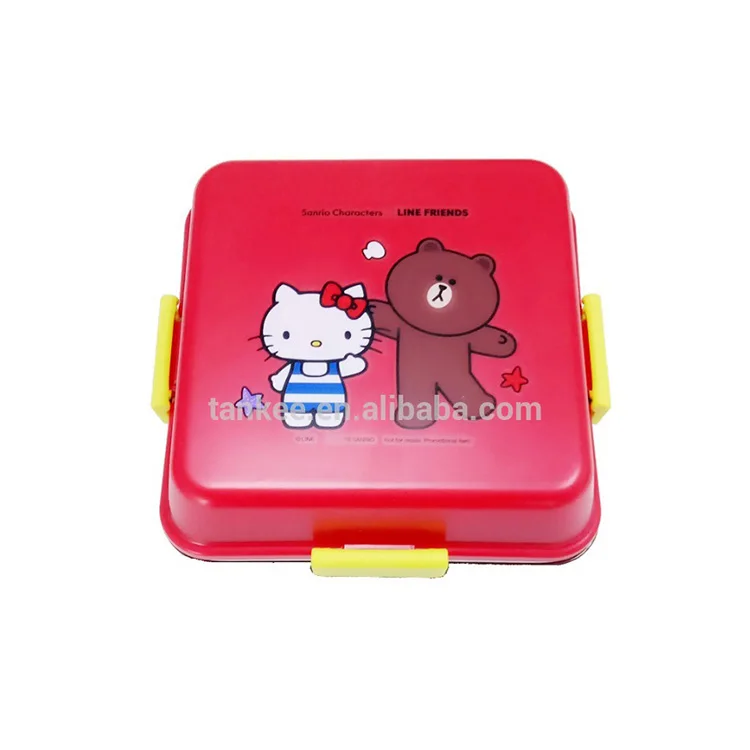 2021 new design interesting square 2 layers lunch box for adults and kids