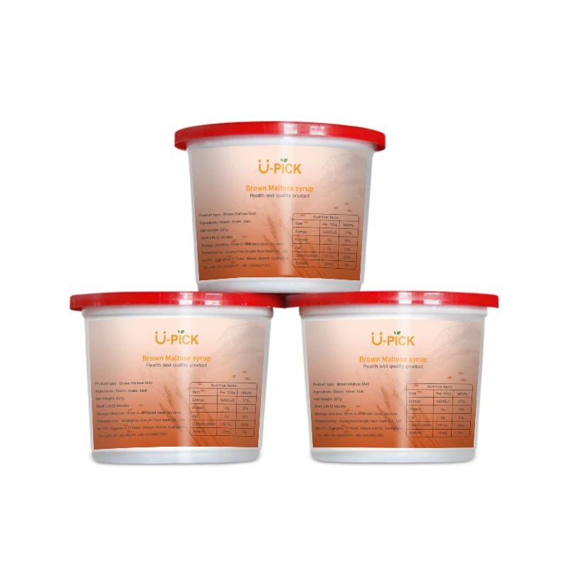High maltose syrup rice malt syrup pure golden maltose