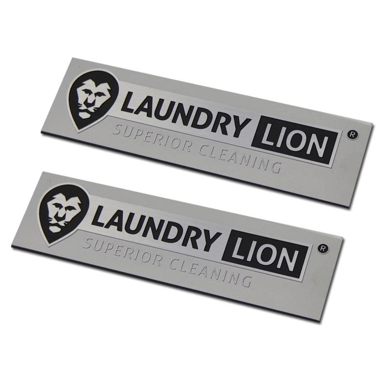 Good Selling and Quality Custom Logo Etch Paint Stainless Steel Machine Name plate for Brand Label