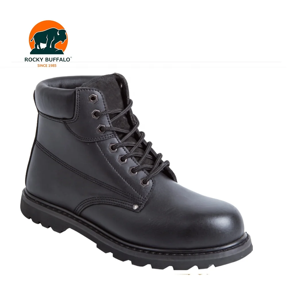 Rocky Buffalo Classic Goodyear Welted Safety Dealer Boot Selling High Quality Goodyear Welding Safety Boots
