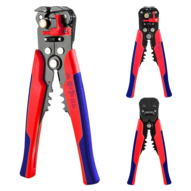 Cable cutting pliers hand tools Locking Grip wire cutter and stripper wire crimping tool