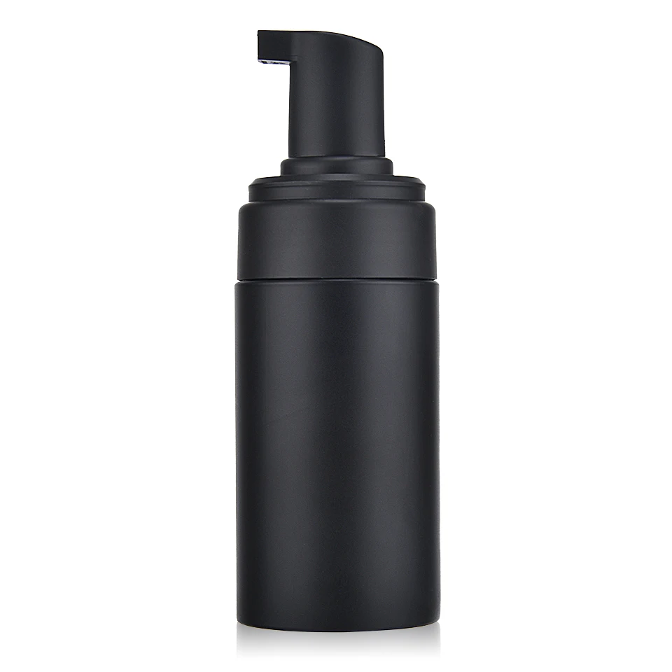 Customizable PET Black Matte Foaming Hand Soap Pump Bottle for Face Masks and Shampoo Personalized Logo Printing