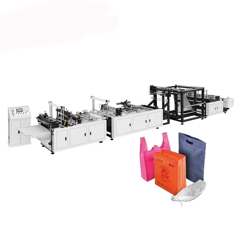 Полностью автоматическая герметизация pp non-woven flat d-cut ручной петли семена мешок делая машину