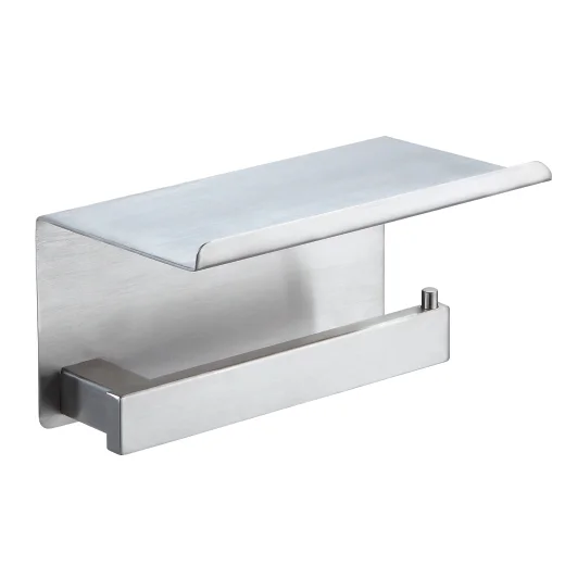High quality bathroom storage fitting wall hanging stainless steel toilet tissue holder rolling toilet paper holder