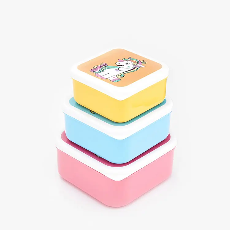 LFGB bpa free takeaway microwave PP kitchen baby bento kids plastic food storage container set lunch box for school