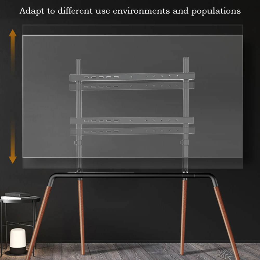 Latest Design Luxury Floating Art Easel TV Stand for 75 Inch Quadpod TV Stand Home Office TV Stand