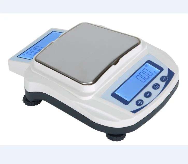Компактные высокоточные ювелирные весы с двойным дисплеем и перезаряжаемой батареей для взвешивания