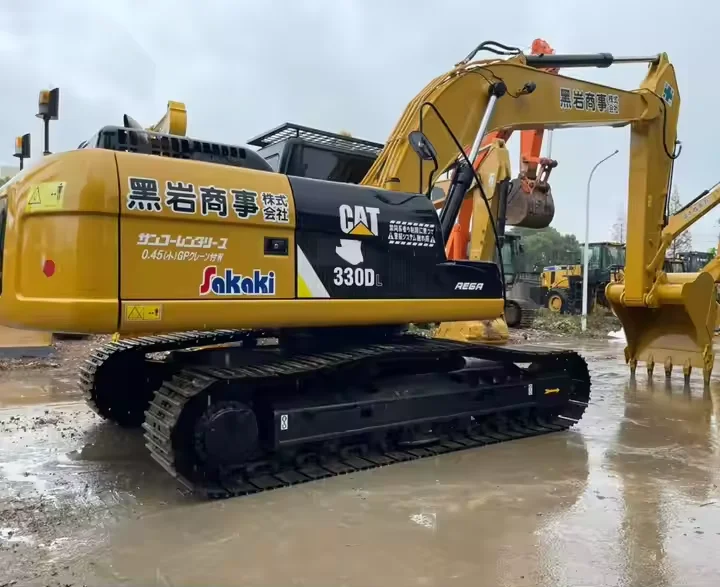 Гусеничный экскаватор Caterpillar CAT330D CAT330D2 2022 б/у двигатель мощностью 200 кВт в Китае дешевая распродажа