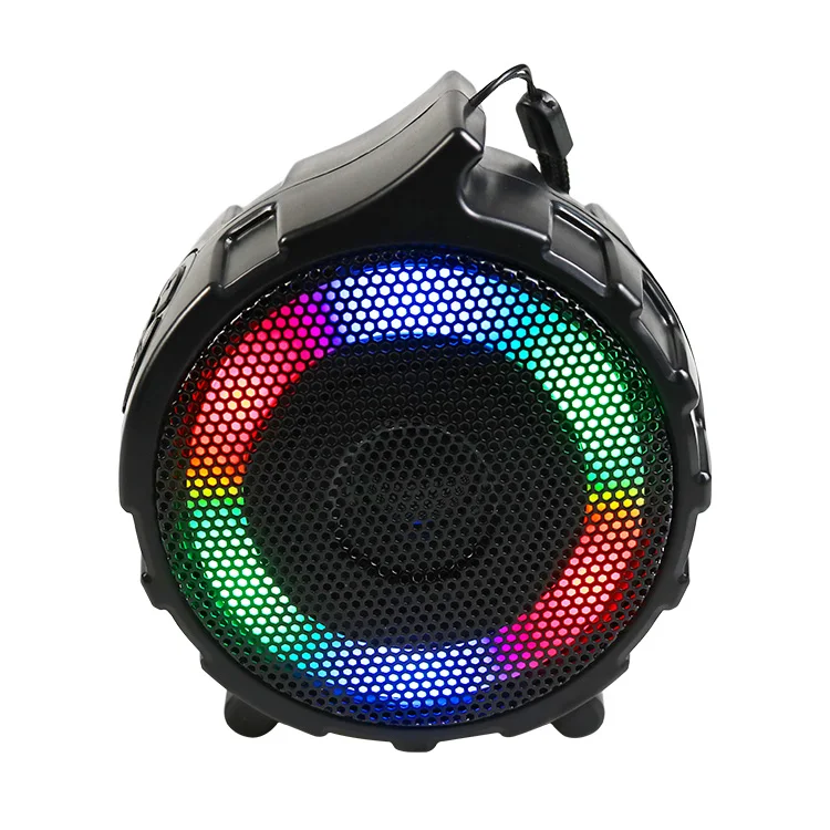 Factory speaker smart music Wholesale Customized Microphone mini led colorful speaker cheap subwoofer speaker