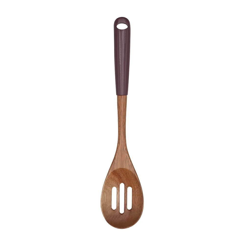 Promotion Cookware Gift Made in China Natural Wooden Spoons Set Household Kitchen Utensil Wooden Cooking utensils
