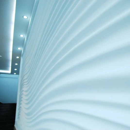 
2021 GRG artistic gypsum separation wave pattern wall panel 