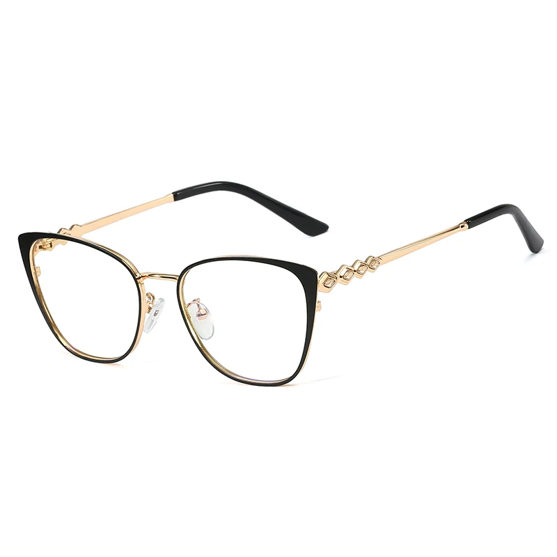 
 SHINELOT 95667 новый дизайн высококачественные оправы для очков с блокировкой синего света очки с алмазными дужками оптические оправы с логотипом на заказ   (60831900233)