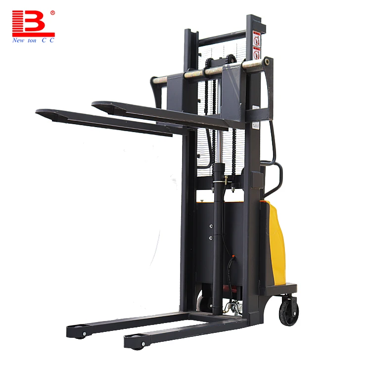 Stacker factory semi-electric pallet stacker 1.5 ton 3 meter high lift quality machine semi electric lifter for sale