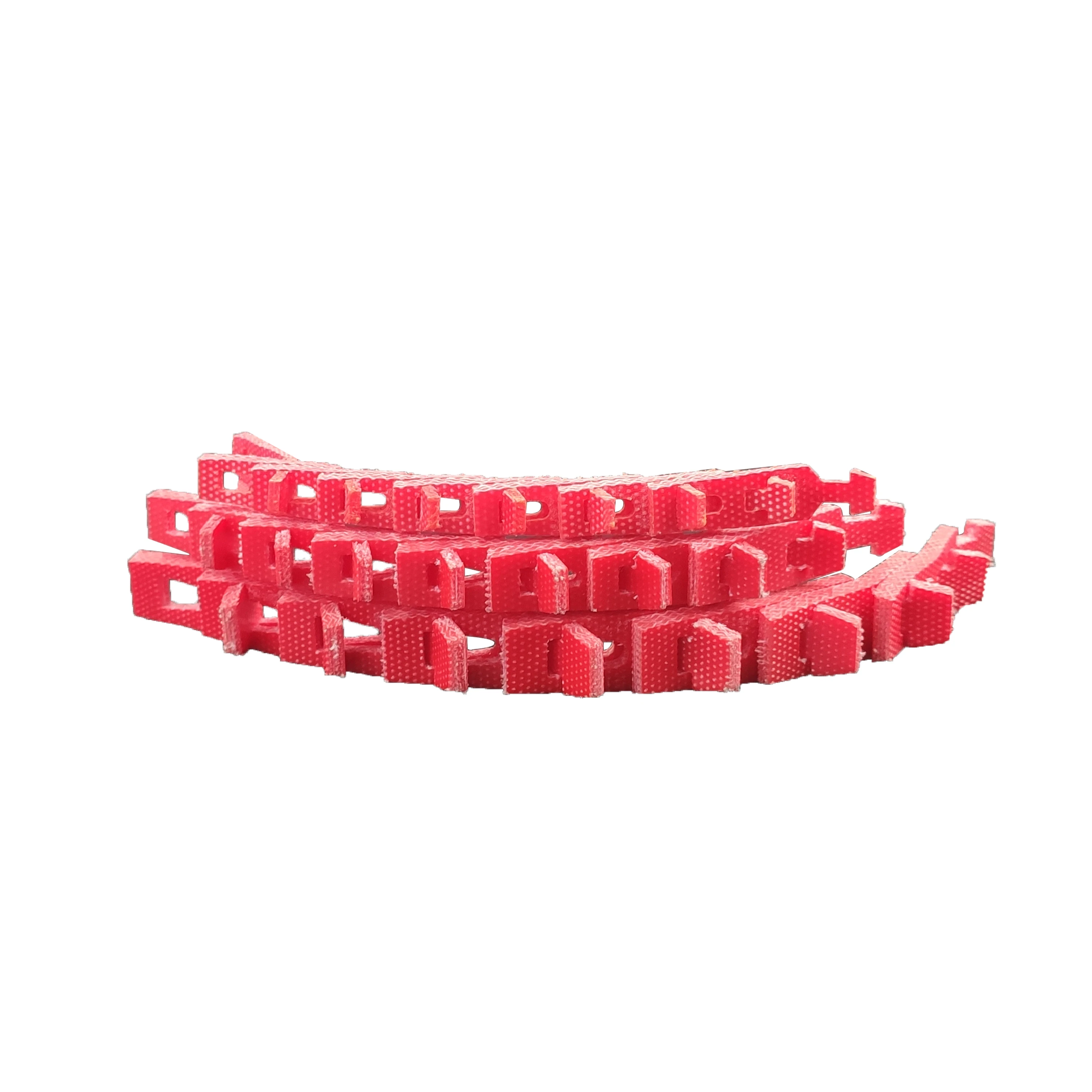 OEM High Quality Blue Red Pu Twist Link V Belt