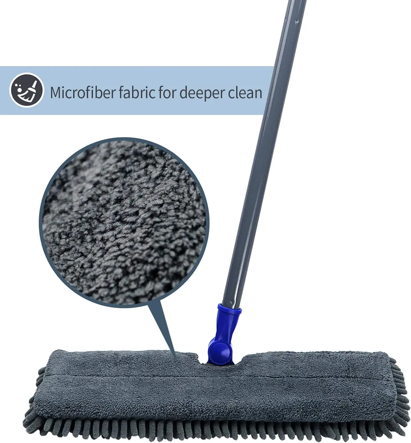 Microfiber Mop Refills Dry Wet All Surface Cleaning Double Sided Chenille dust Flip Mop vacuum cleaner floor brush