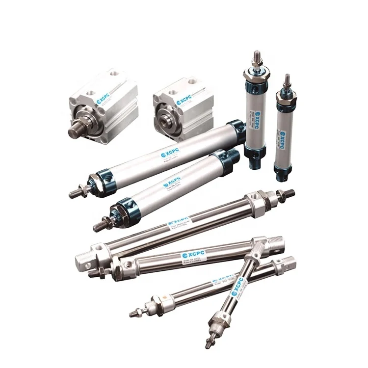 Высококачественный компактный алюминиевый Стандартный пневматический мини-цилиндр из нержавеющей стали ISO6432
