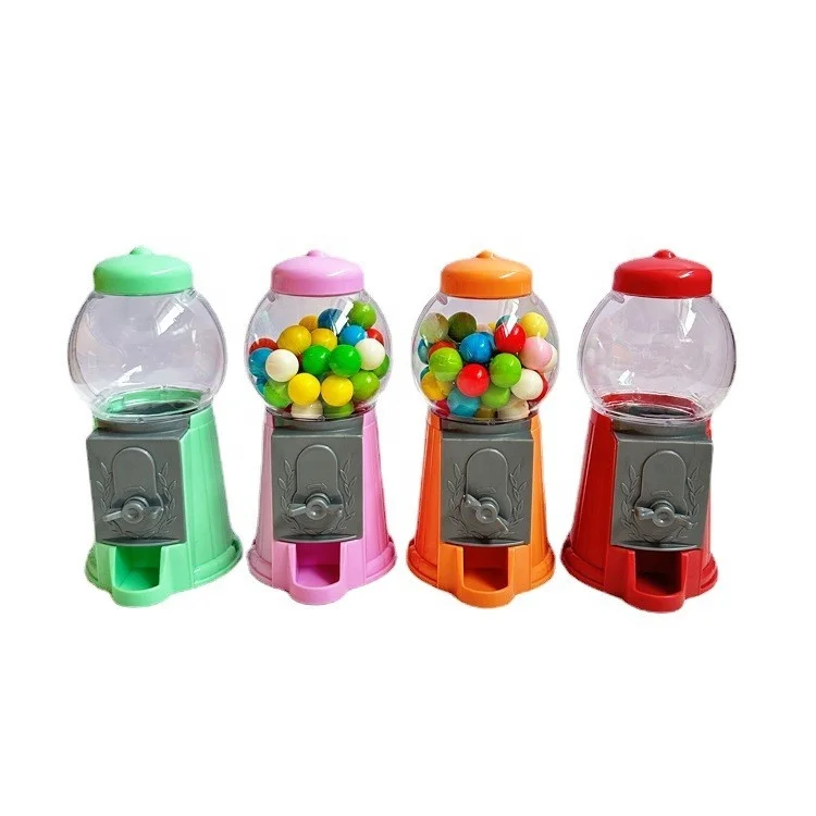 Toy Candy Plastic Dispenser Bubble Gum Machine Toy Bank Gumball Dispenser Candy Machine Toy